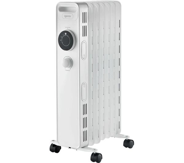 Igenix Ig2615 Portable Oil Filled Radiator White