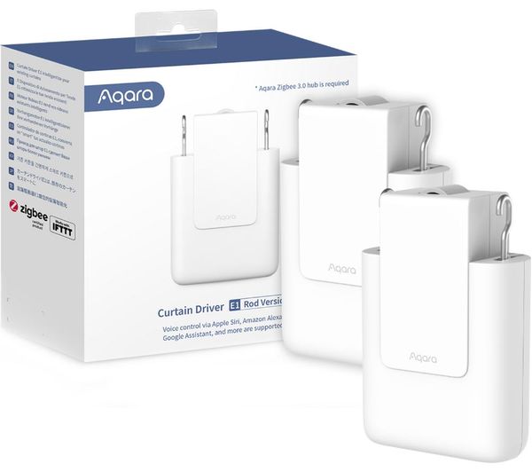 Aqara Smart Curtain Driver E1 Rod Twin Pack