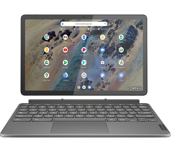 Image of LENOVO IdeaPad Duet 3 10.95" 2 in 1 Chromebook - Snapdragon 7c Gen 2, 128 GB eMMC, Grey