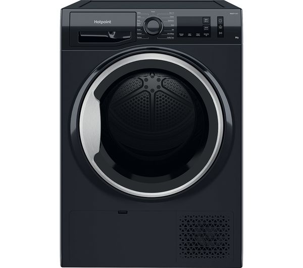 Hotpoint Crease Care Nt M11 82bsk Uk 8 Kg Heat Pump Tumble Dryer Black