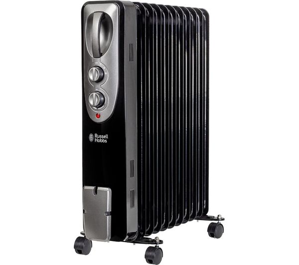Russell Hobbs Rhofr1106b Portable Oil Filled Radiator Black