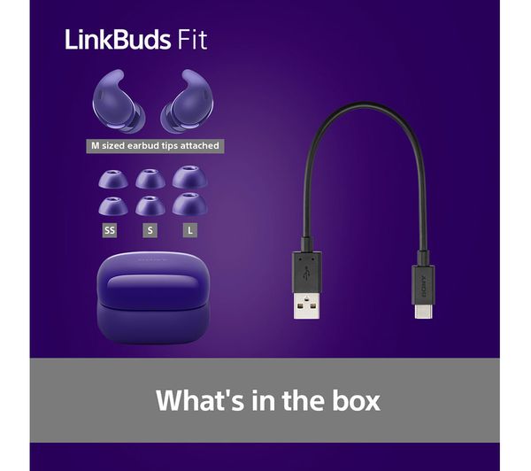 SONY LinkBuds Fit パープル LinkBuds Fit | ヘッドホン | ソニー