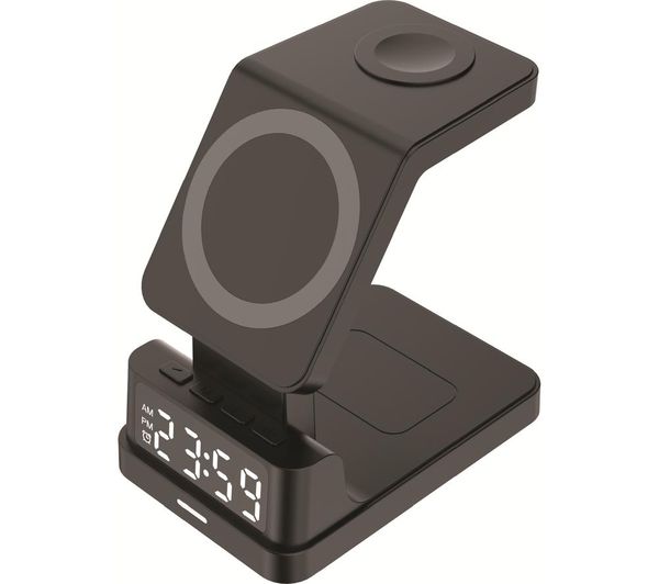 GROOV-E Asteria GVWC09BK 4-in-1 Wireless Charging Station