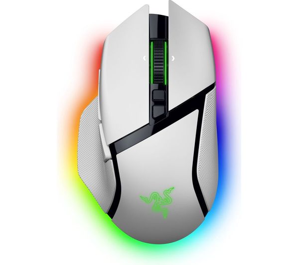An image of RAZER Basilisk V3 Pro 35K RGB Wireless Optical Gaming Mouse - White