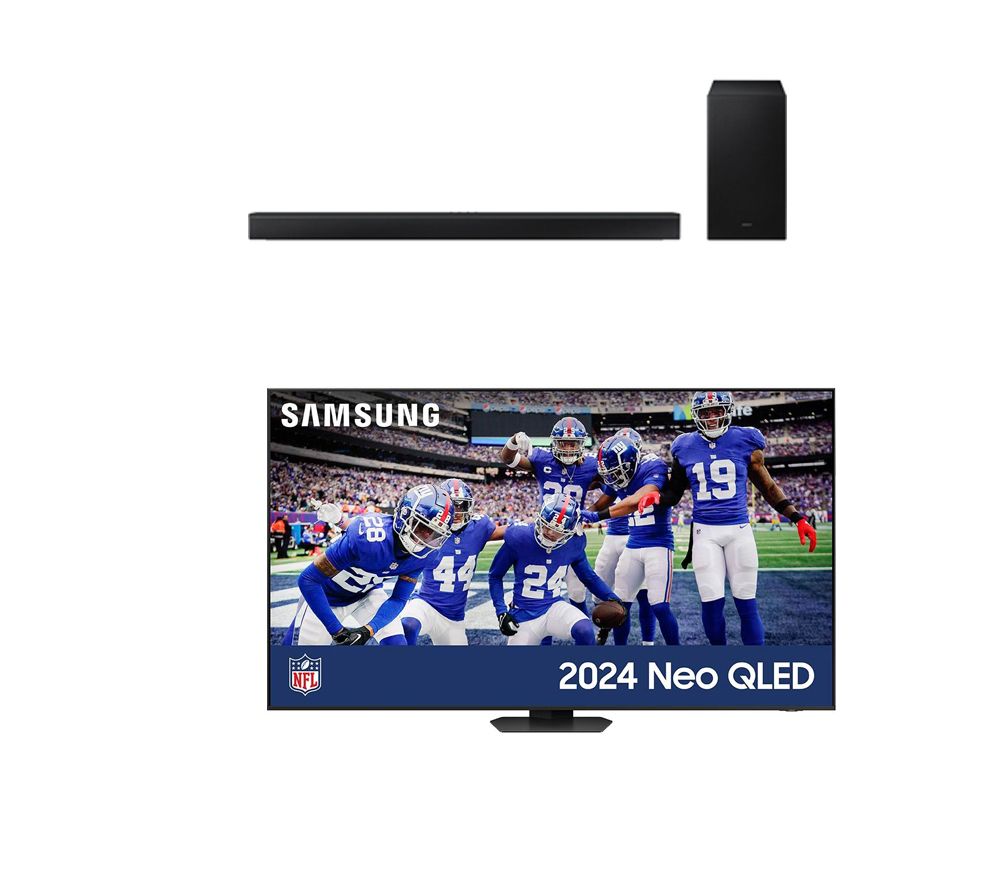 QE85QN90DATXXU 85" Smart 4K Ultra HD HDR Neo QLED TV & HW-B750D/XU 5.1 Wireless Sound Bar Bundle