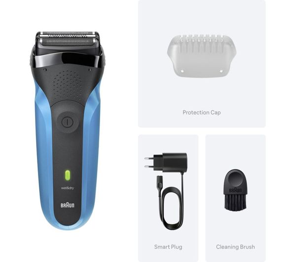 BRAUN Series 3 BRA310S Wet & Dry Shaver - Black