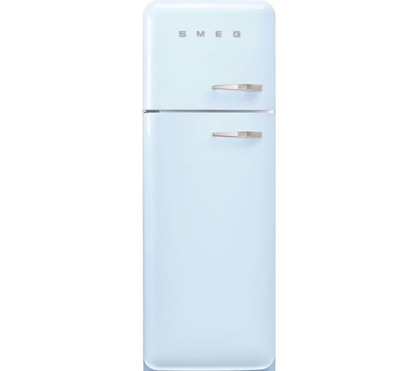 An image of SMEG FAB30LPB6UK 70/30 Fridge Freezer - Pastel Blue