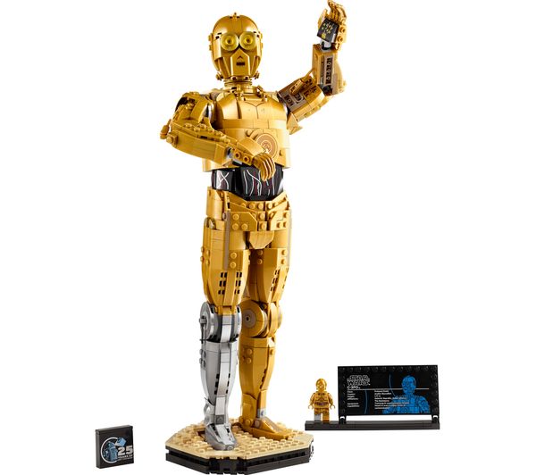 An image of LEGO Star Wars 75398 C-3PO Model Set for Adults