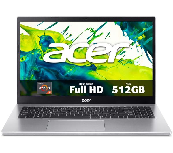 An image of ACER Aspire Go 15 15.6" Laptop - AMD Ryzen 5, 512 GB SSD, Silver