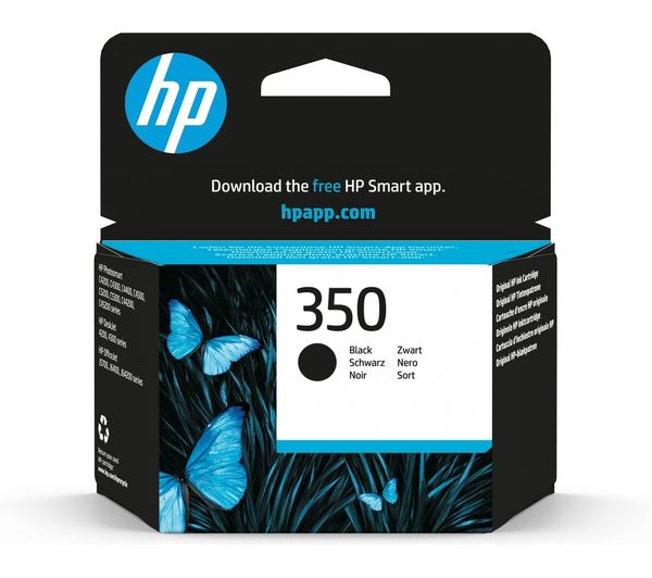 Image of HP 350 Black Ink Cartridge