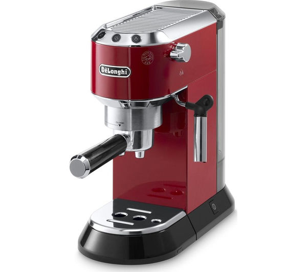 Buy DELONGHI Dedica EC680R Coffee Machine - Red Free Delivery Currys