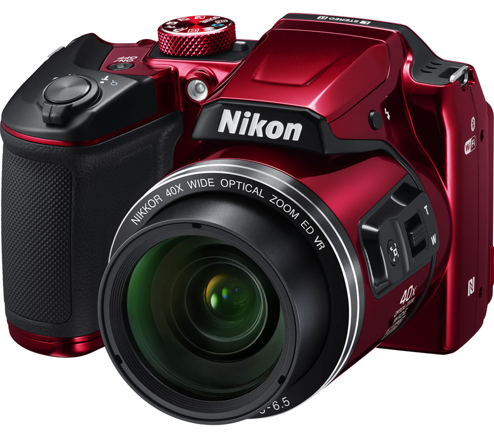 Buy NIKON COOLPIX B500 Bridge Camera Red Free Delivery Currys