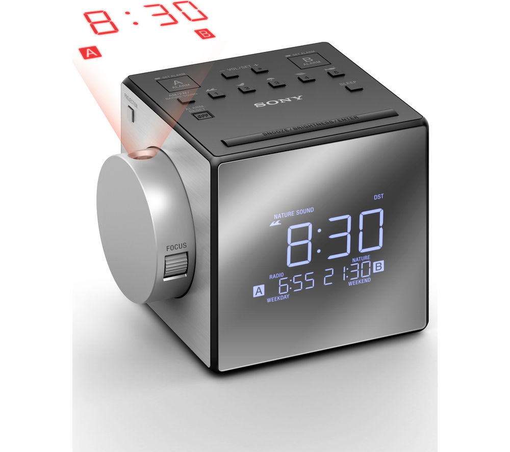 sony radio clock alarms