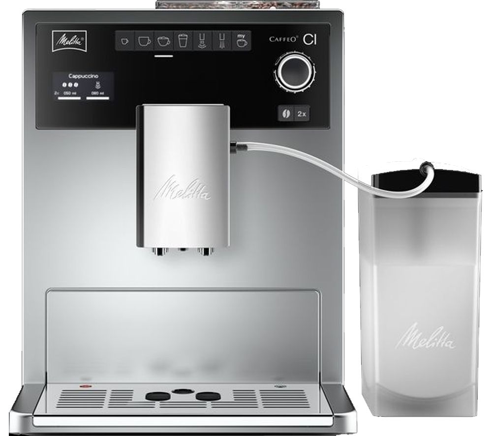 MELITTA Caffeo CI Bean to Cup Coffee Machine – Silver & Stainless Steel, Stainless Steel
