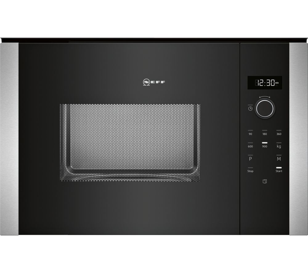 NEFF HLAWD53N0B Built-in Solo Microwave – Black, Black