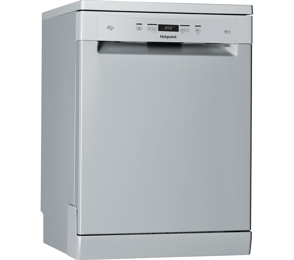 HOTPOINT Ecotech HFC 3C26 W SV Full-size Dishwasher - Silver, Silver