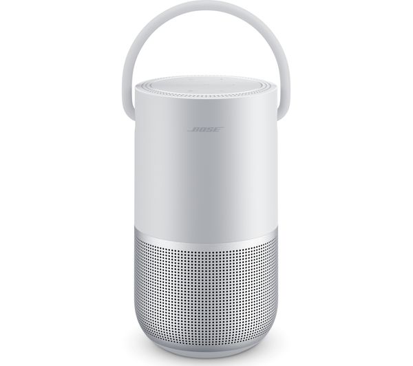 Image of BOSE Portable Wireless Multi-room Home Smart Speaker with Google Assistant & Amazon Alexa - Silver