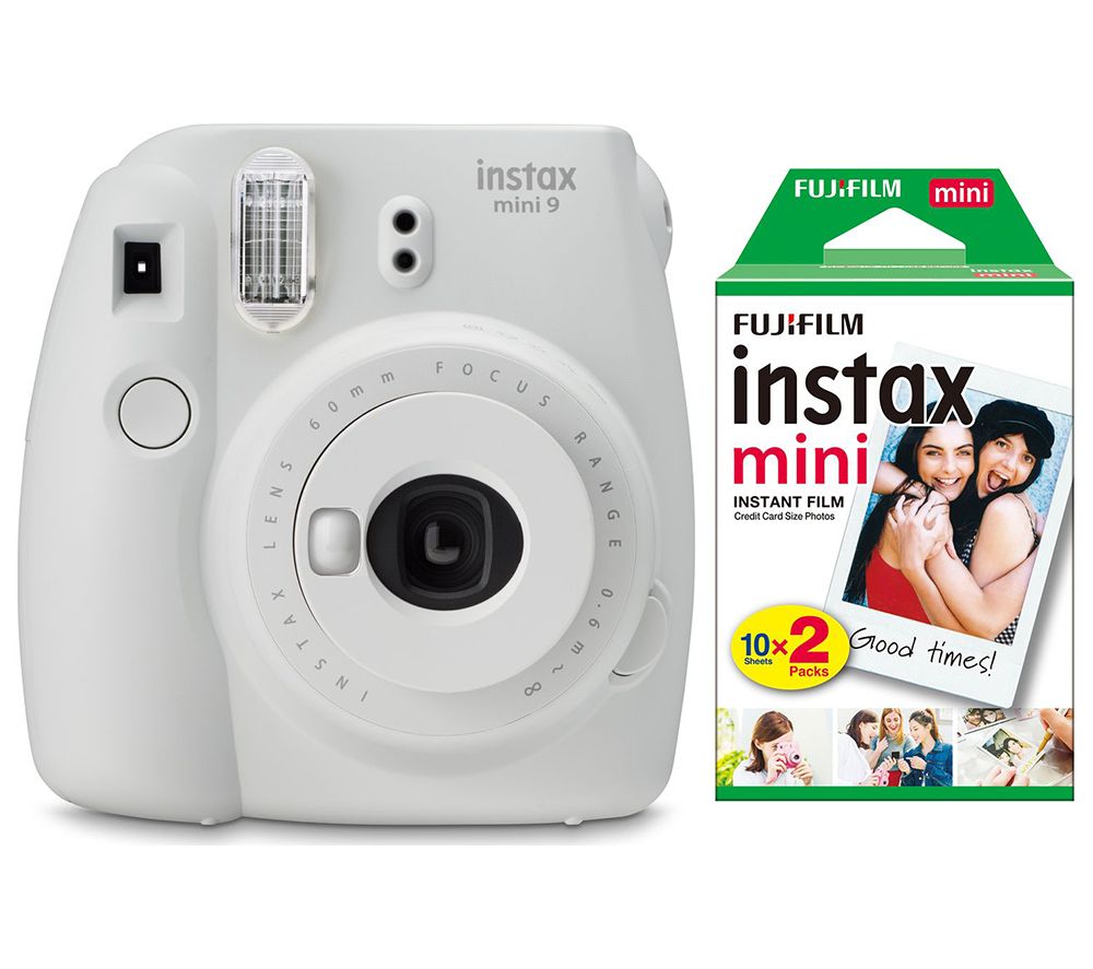 INSTAX mini 9 Instant Camera & Mini Film Bundle, White Review