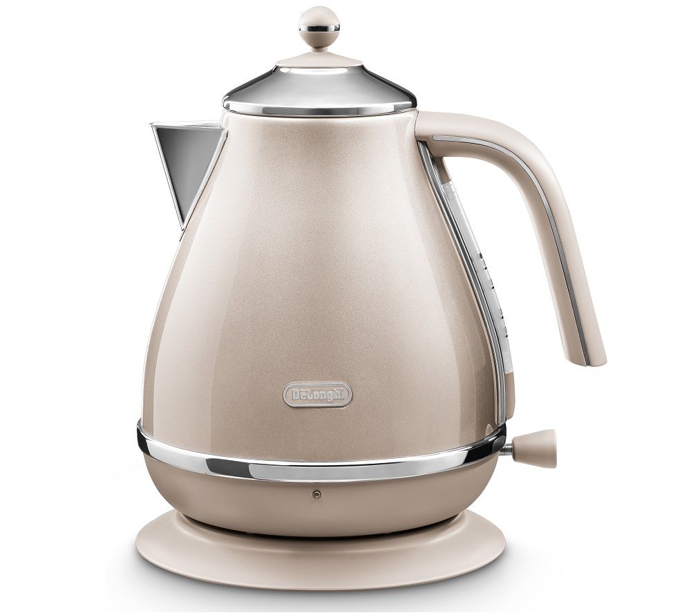 Buy DELONGHI Icona Metallics KBOT3001.BG Jug Kettle - Beige | Free Delivery  | Currys