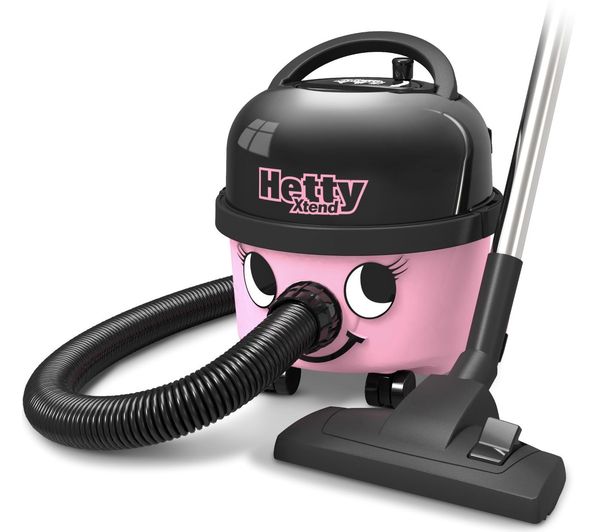 Image of NUMATIC Hetty HET160-11 Xtend Cylinder Vacuum Cleaner - Pink