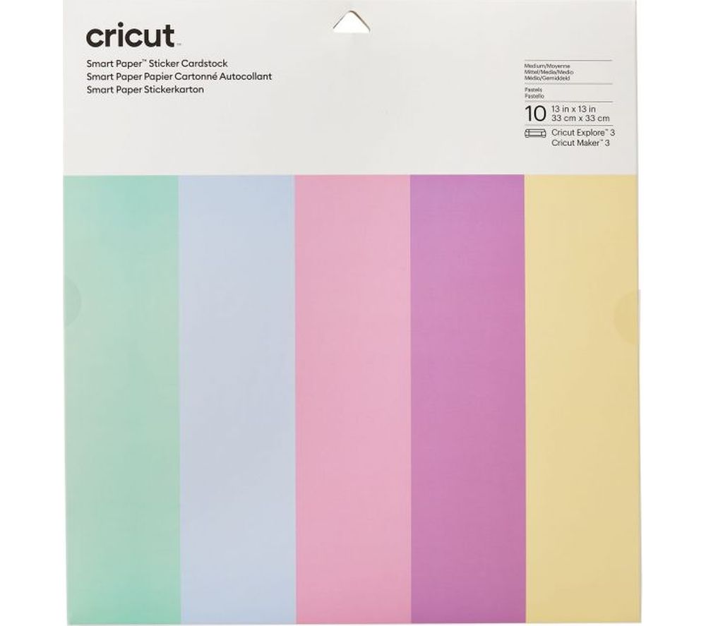 Smart Paper Sticker Cardstock Cricut Joy 13.9 x 33 cm