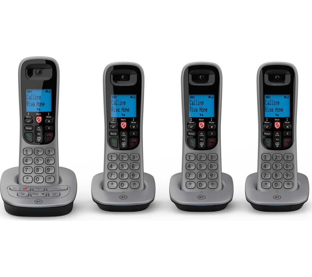 BT 7660 Cordless Phone - Quad Handsets