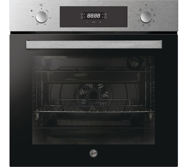 Hoover Hoc3858in Electric Pyrolytic Oven Stainless Steel Black