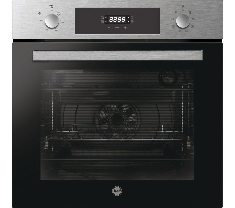 HOOVER HOC3858IN Electric Oven Stainless Steel & Black Fast Delivery Currysie