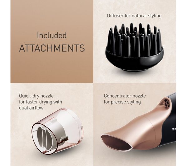 EHNA65CN895 PANASONIC Nanoe EHNA65CN Hair Dryer & Diffuser Rose