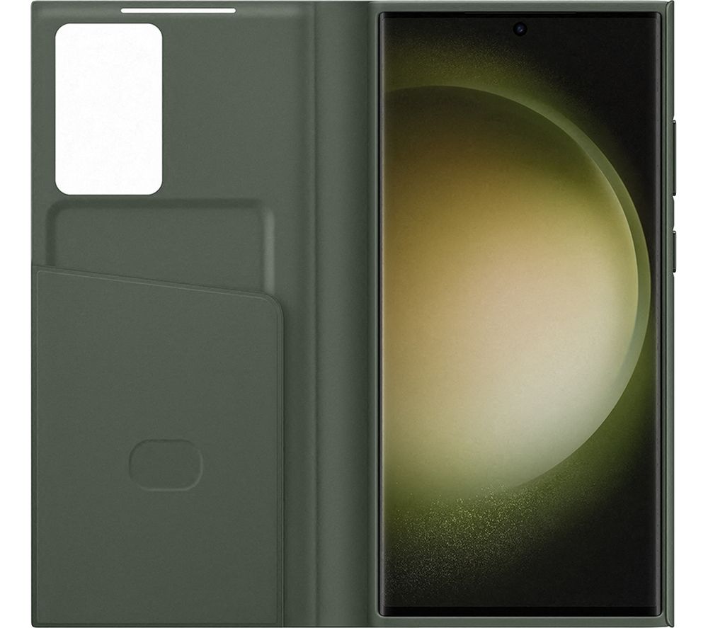 Galaxy S23 Ultra Smart View Wallet Case - Green