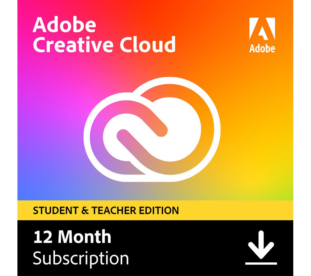 Creative Cloud - Student & Teacher Edition, 1 Year (download)