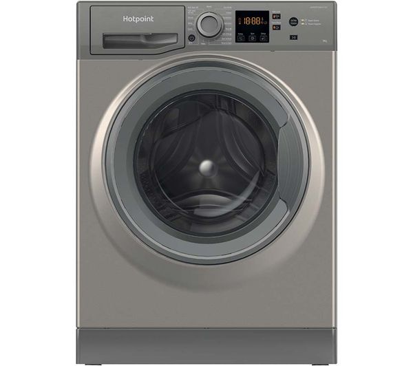 Hotpoint Anti Stain Nswr 946 Gk Uk 9 Kg 1400 Spin Washing Machine Graphite