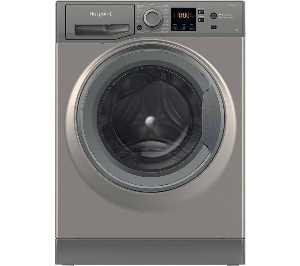 Anti-stain NSWR 946 GK UK 9 kg 1400 Spin Washing Machine - Graphite