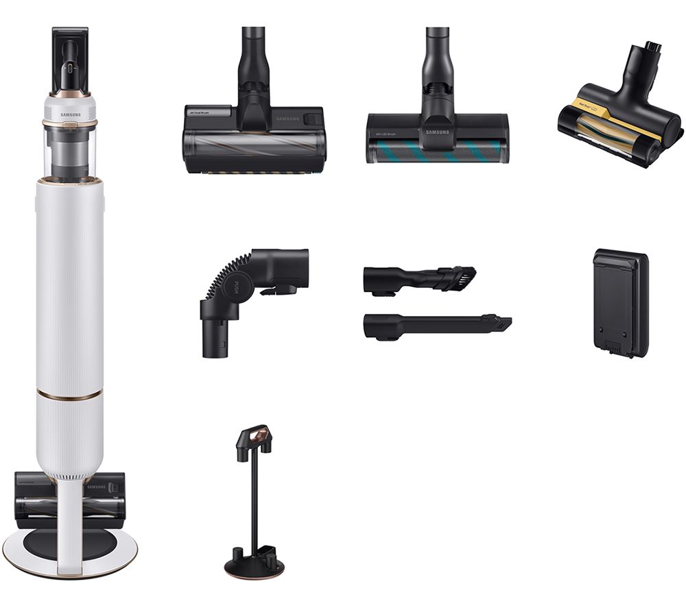 Bespoke Jet Plus Pet Max 210W VS20B95823W/EU Cordless Vacuum Cleaner with All-in-One Clean Station - Misty White