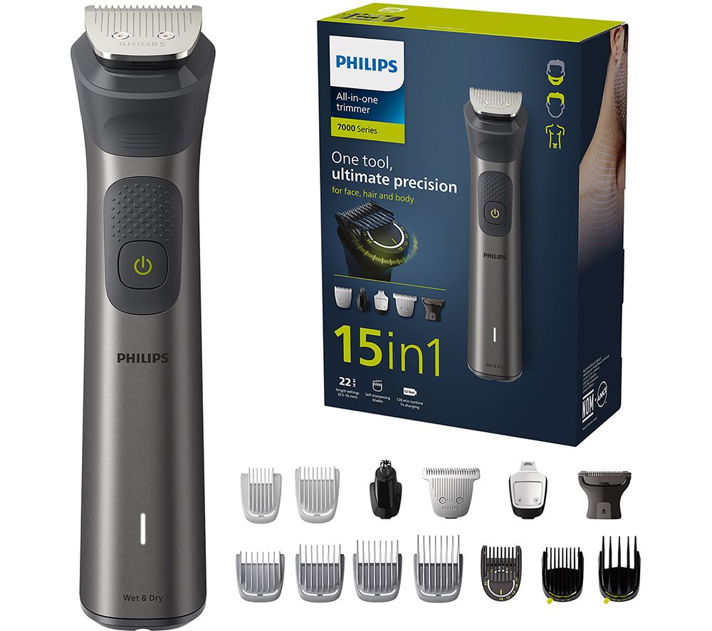 Series 7000 15-in-1 MG7940/15 Wet & Dry Multi Grooming Trimmer - Black