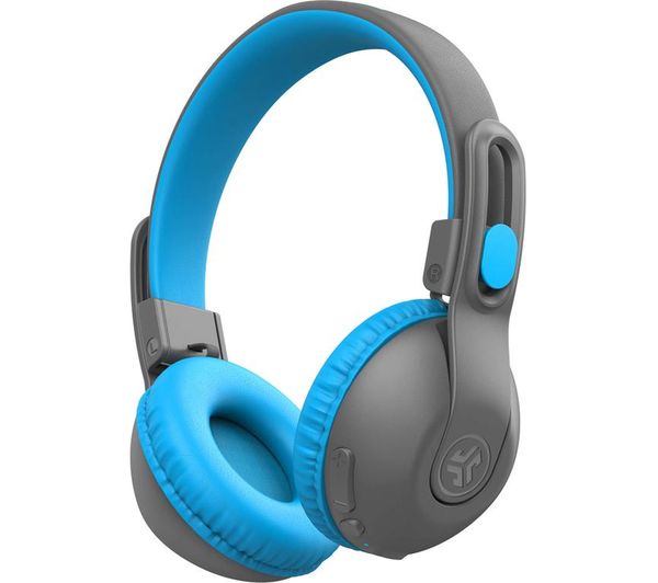 Jlab Jbuddies Studio 2 Wireless Bluetooth Kids Headphones Grey Blue