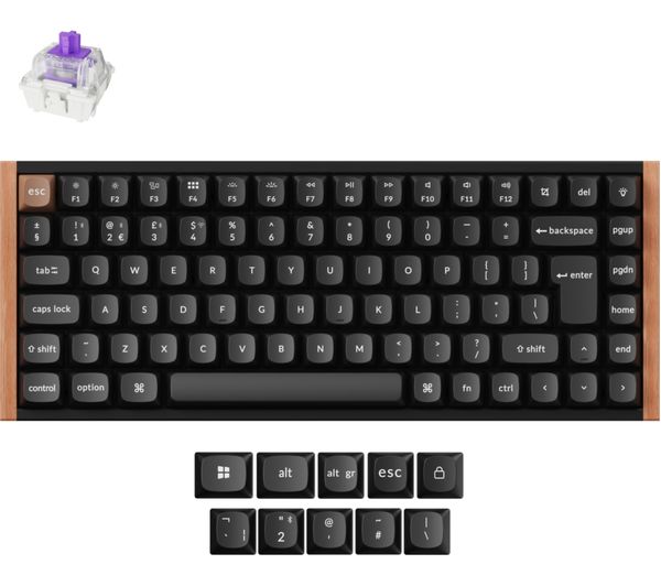 KEYCHRON K2 HE Wireless Mechanical Gaming Keyboard - Black
