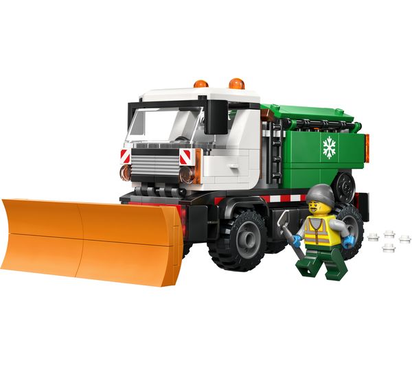 An image of LEGO City 60490 Snowplough Truck Set