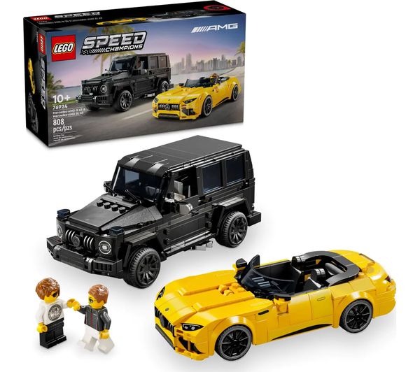 An image of LEGO Speed Champions 76924 Mercedes-AMG G 63 & Mercedes-AMG SL 63 Car Set