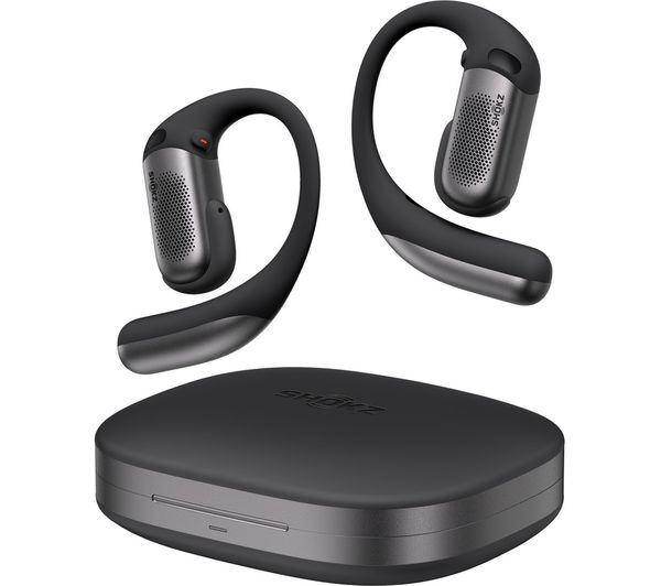 An image of SHOKZ OpenFit Pro Wireless Bluetooth Noise-Cancelling Earbuds - Black