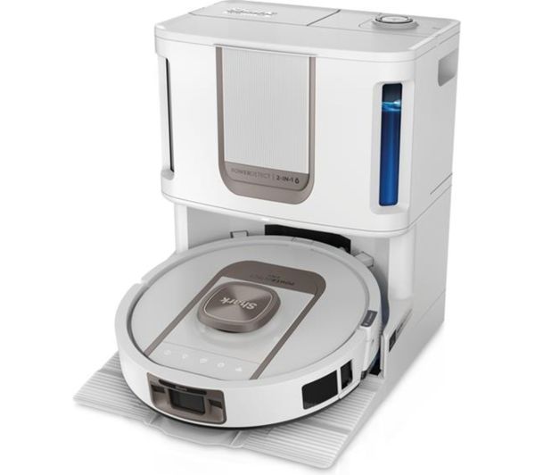 An image of SHARK ThermaCharged PowerDetect RV2900XEUKWH Robot Vacuum Cleaner - White