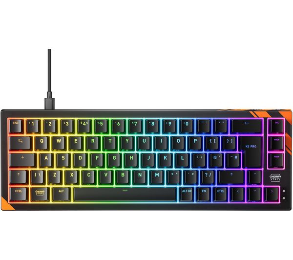 An image of CHERRY XTRFY K5 Pro TMR Compact Mechanical Gaming Keyboard - Black
