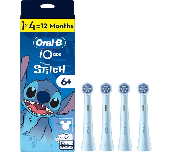 ORAL-B iO Kids Disney Stitch Replacement Toothbrush Head - Pack of 2