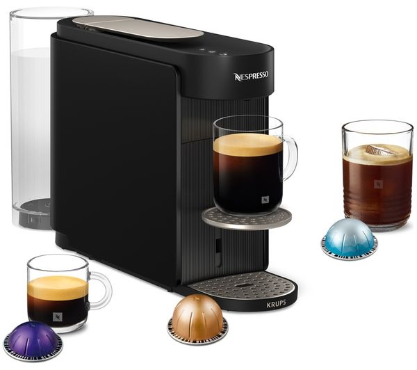 An image of NESPRESSO by Krups Vertuo Up XN9408G0 Smart Pod Coffee Machine - Black
