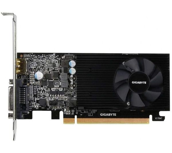An image of GIGABYTE GeForce GT 1030 2 GB Low Profile D4 Graphics Card