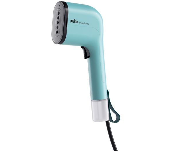 An image of BRAUN Quickstyle 3 Compact Clothes Steamer - Green