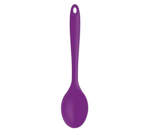 COLOURWORKS 27 cm Cooking Spoon - Purple, Purple