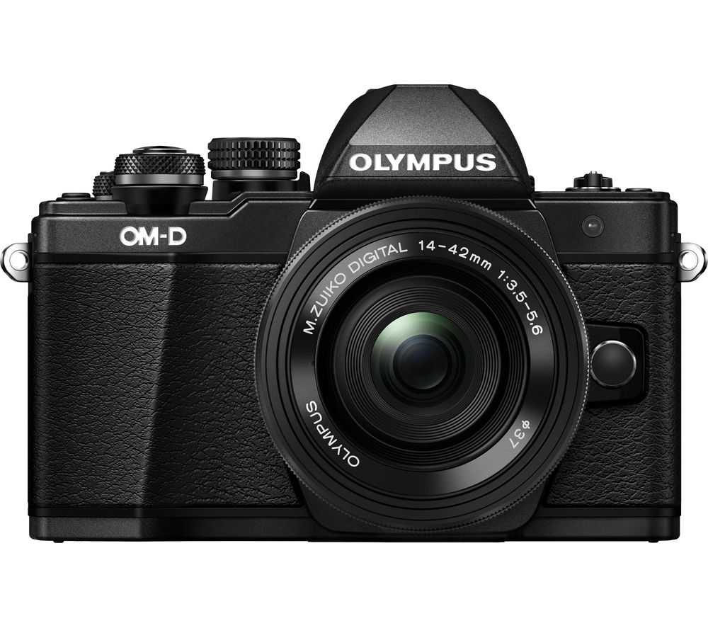 OLYMPUS E-M10 Mark II Compact System Camera with 14-42 mm f/3.5-5.6 EZ Zoom Lens