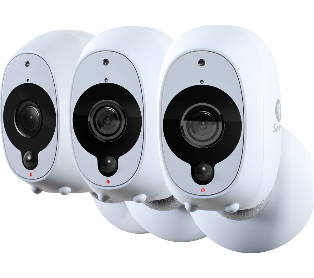 SWANN SWWHD-INTCAMPK3 Smart 1080p Full HD Wireless Security Cameras