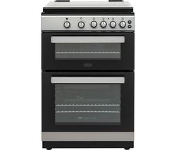 BELLING FSG608Dc 60 cm Dual Fuel Cooker - Silver & Black